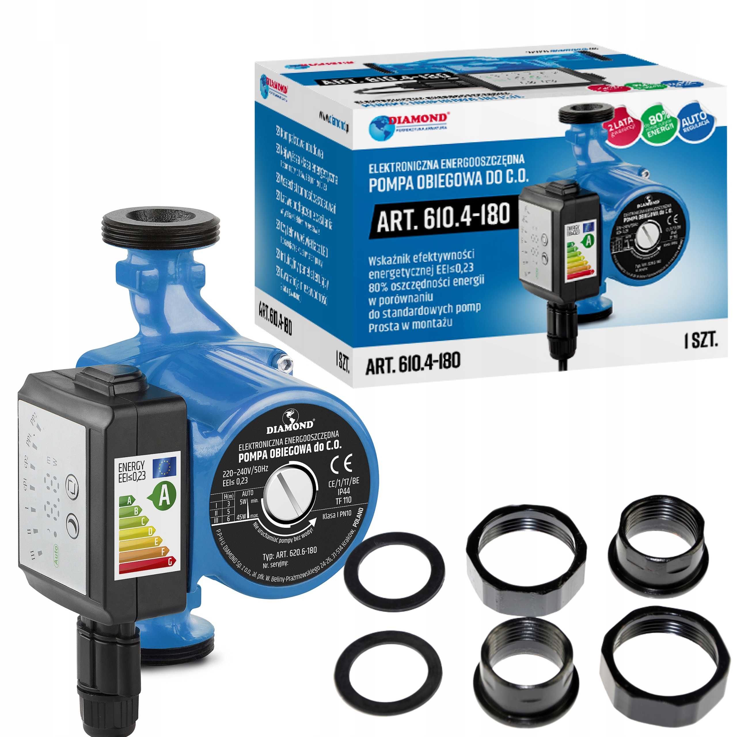 

Elektroniczna Energooszczędna Pompa Co 25-60 180