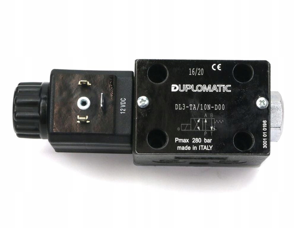 Elektrozawór DL3-TA02/10N-D12 12V DC 280bar 50l Numer katalogowy części 3412110184-12V