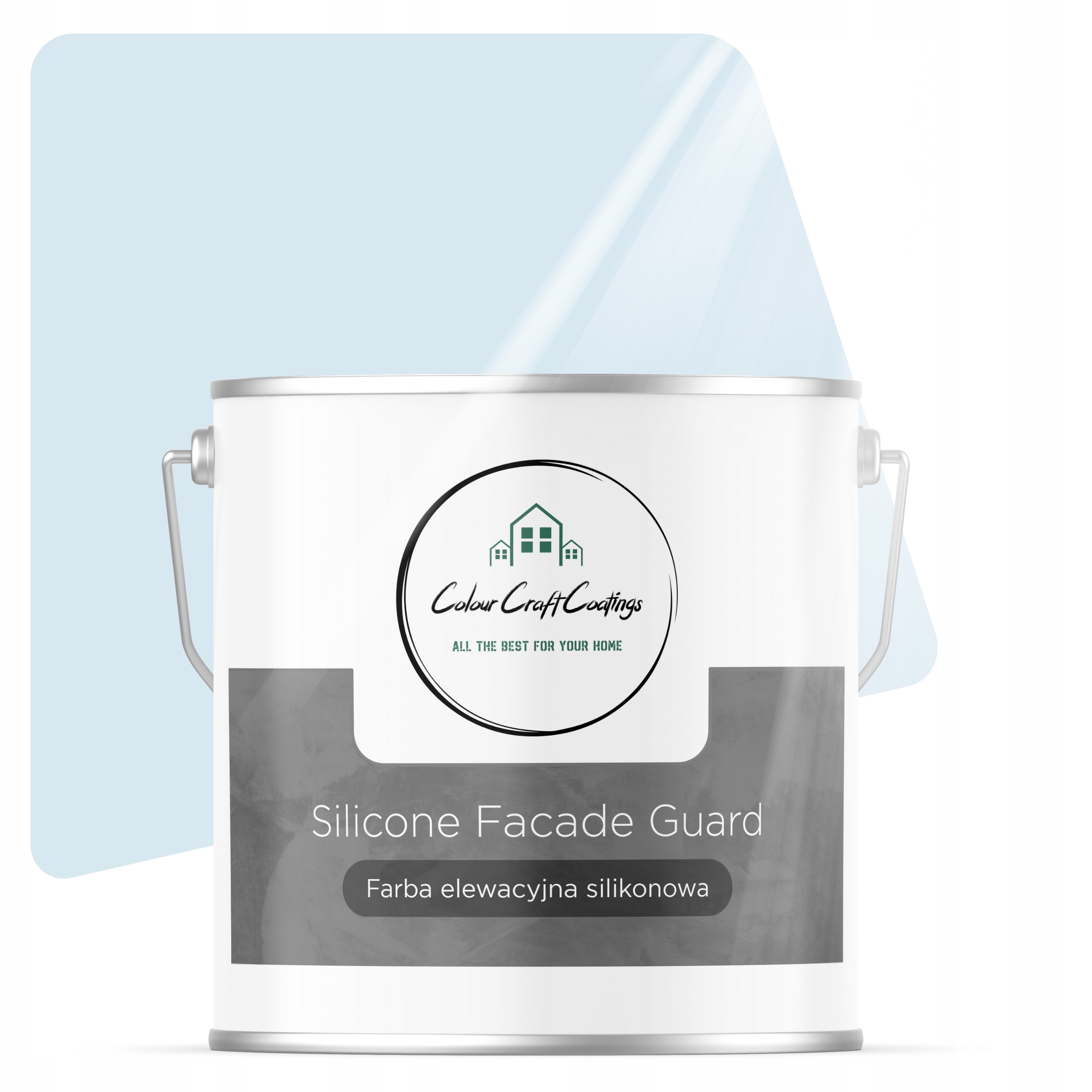 Barva Silikonová Fasádní Barva Modrá 5L F111