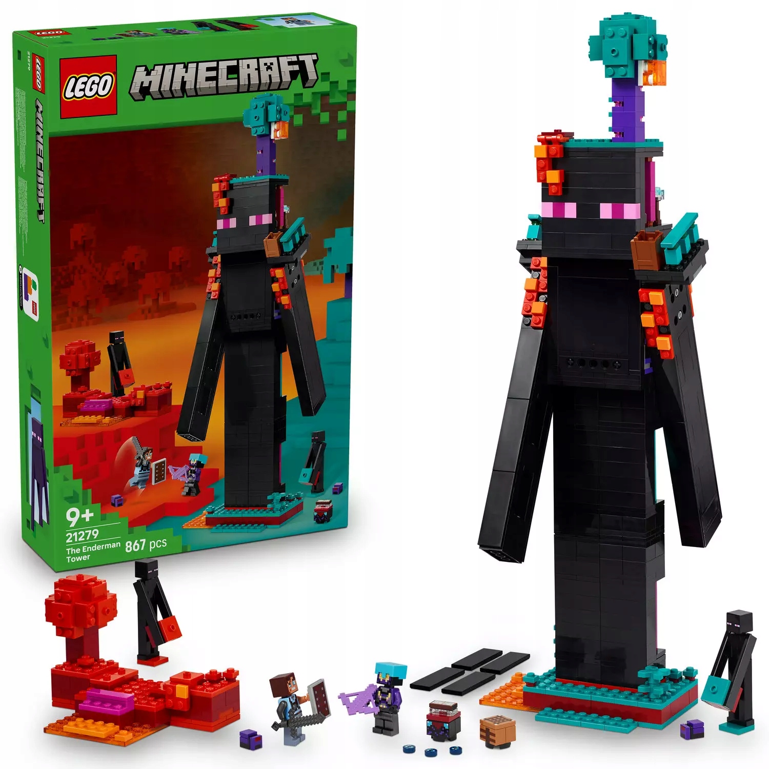 Lego Minecraft Endermanova věž 21279