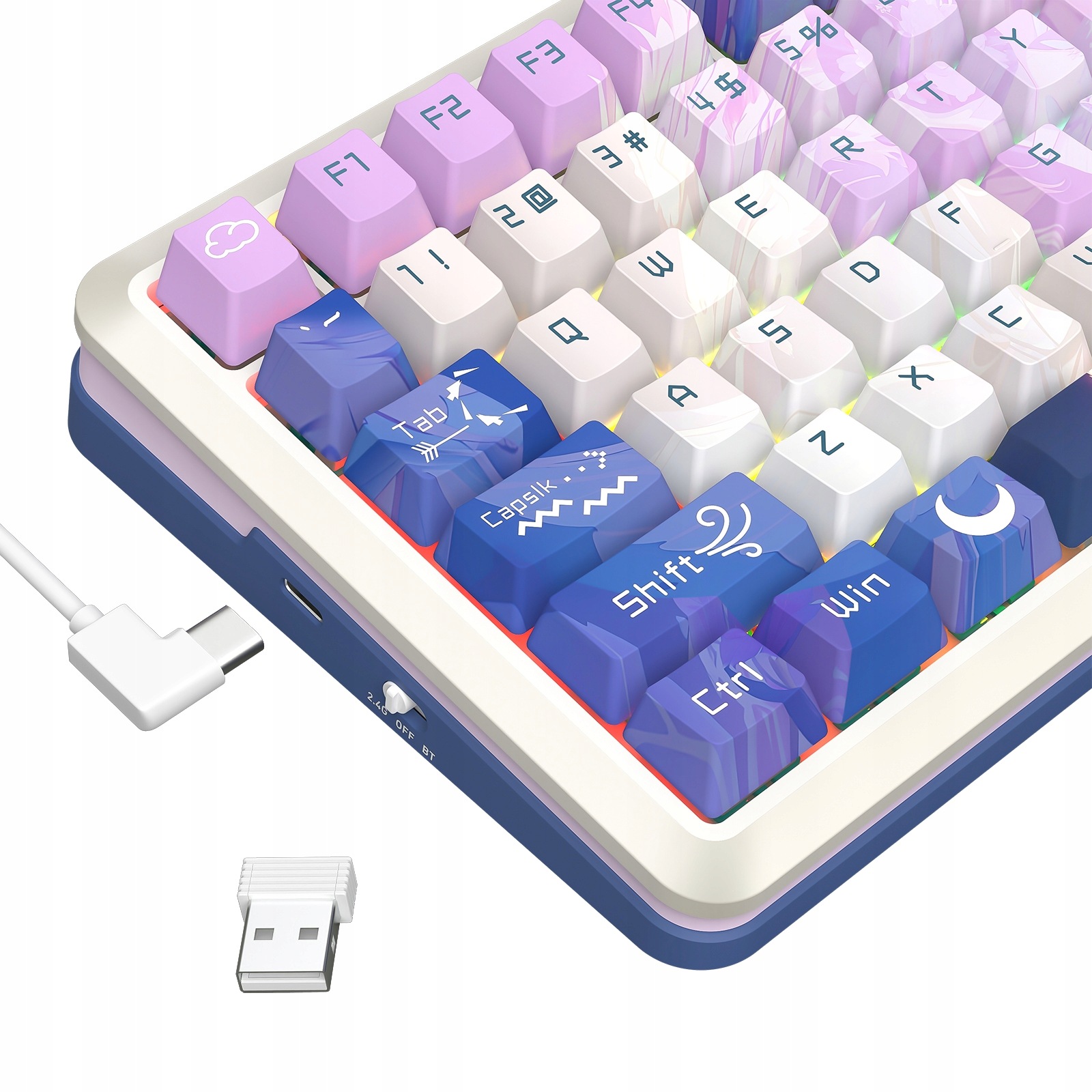 Mechanická klávesnice Redragon K708AK-RGB-PRO