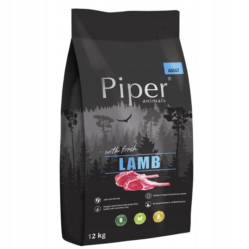 Levně Dolina Noteci Piper Animals s jehněčím masem 12 kg