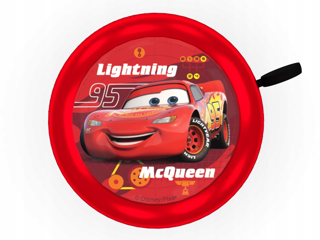 Dzwonek do roweru hulajnogi Cars 3 Auta 3 czerwony