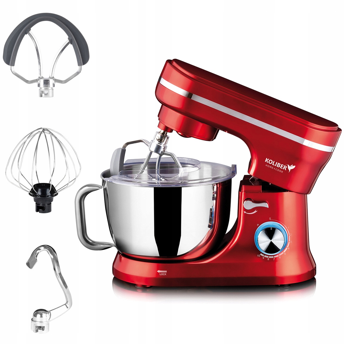 Robot Kuchenny Planetarny Mikser Koliber X-2400-W 4.5L 6w1 Wielofunkcyjny