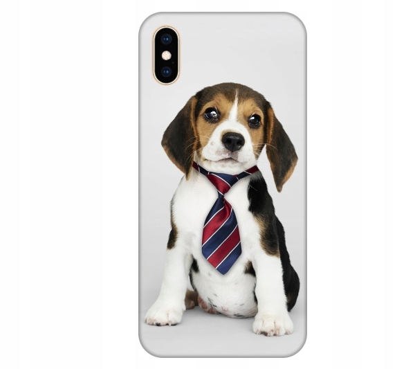 

Etui na telefon iPhone X / Xs Pies beagle szczenia
