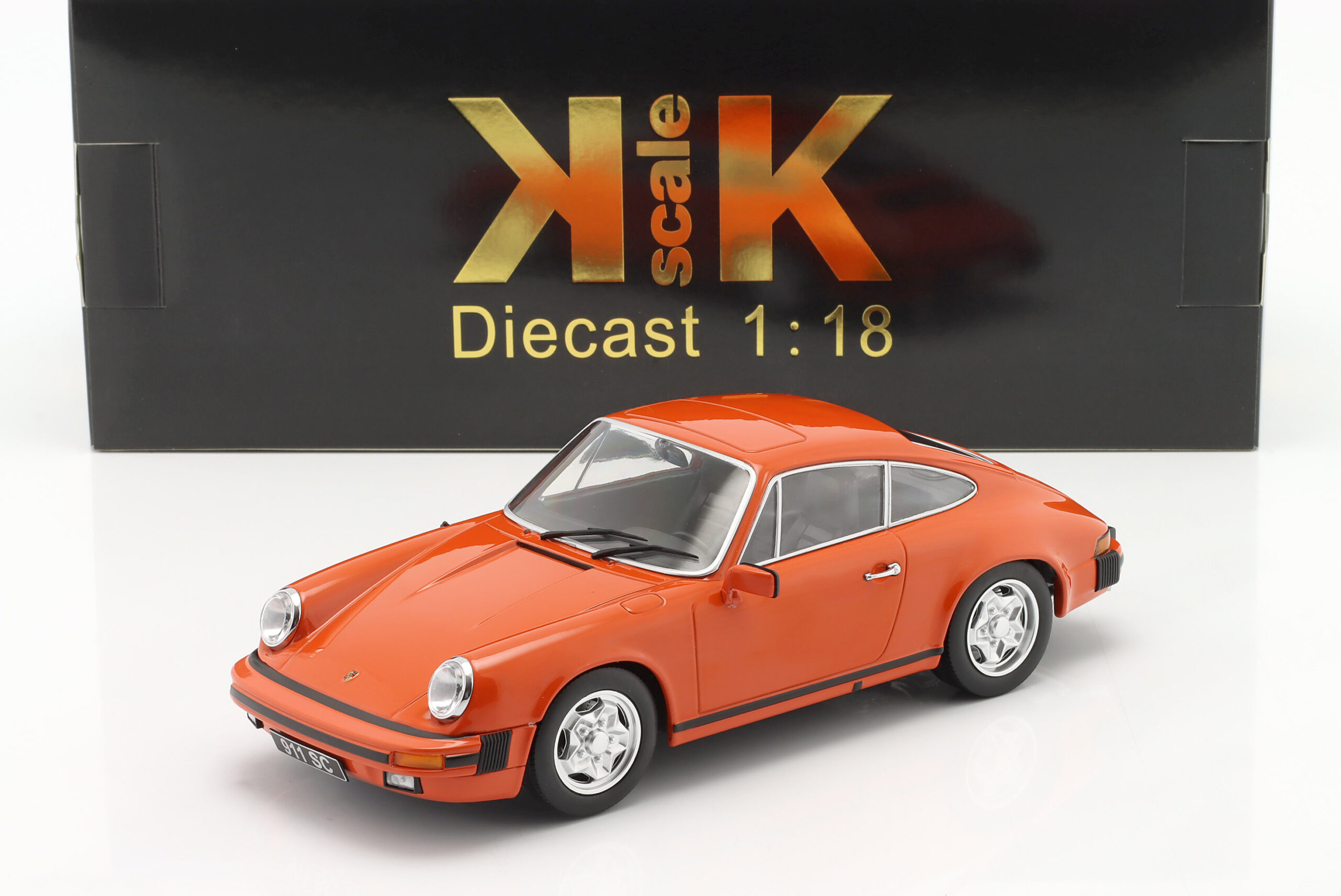 Měřítko Kk Porsche 911 Sc Coupe 1978 Orange 1:18
