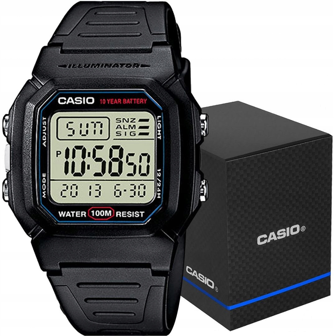 Pánské Hodinky Casio W-800H-1AVES Box