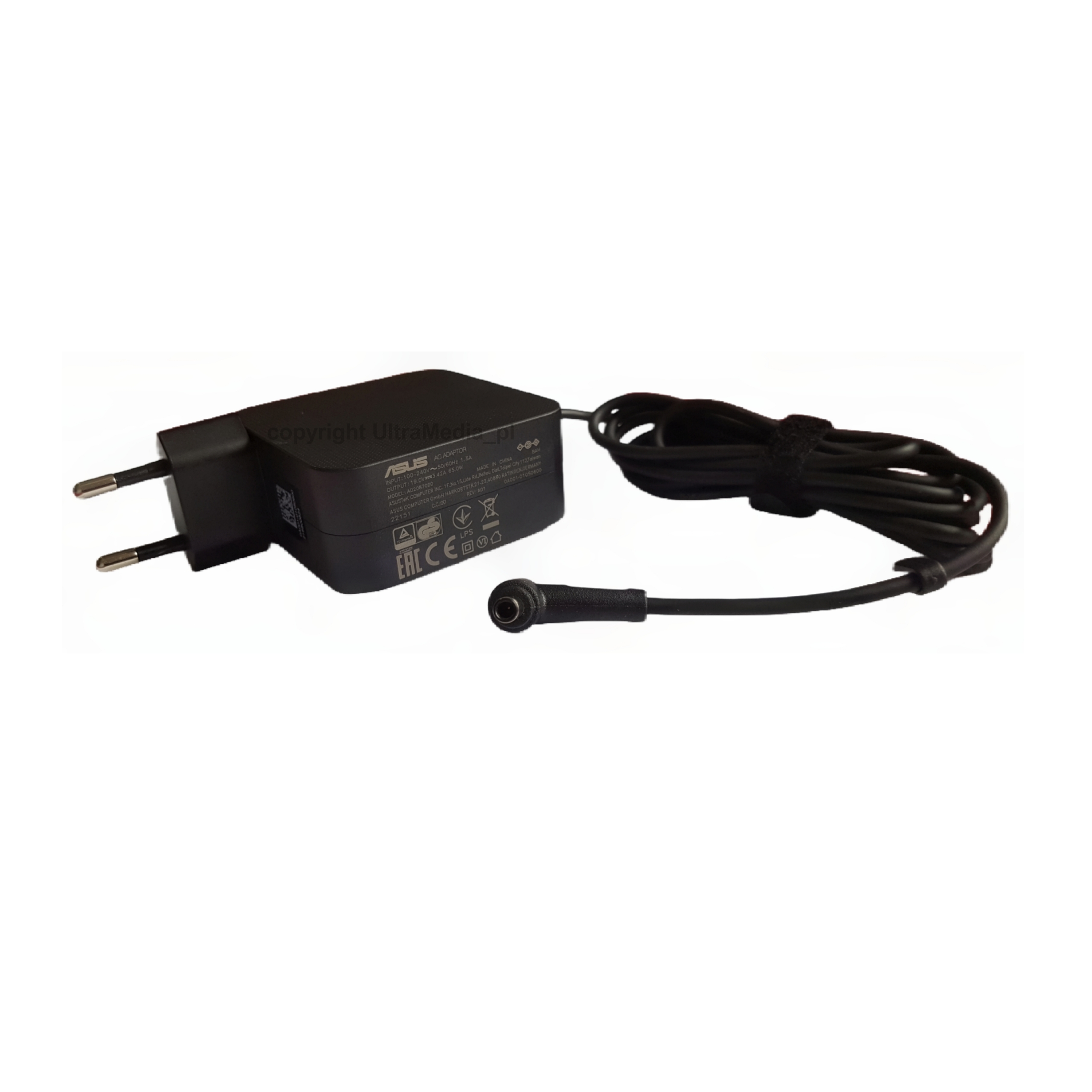 

ładowarka zasilacz Asus 19V 3,42A 65W 4,5mm Pin