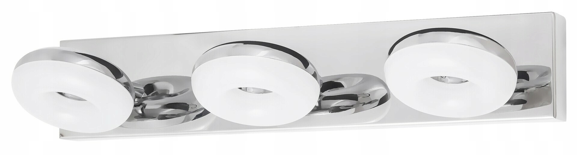 Rabalux Beata 5718 kúpeľňové Led svietidlo 3x5W, IP44, chróm-biela