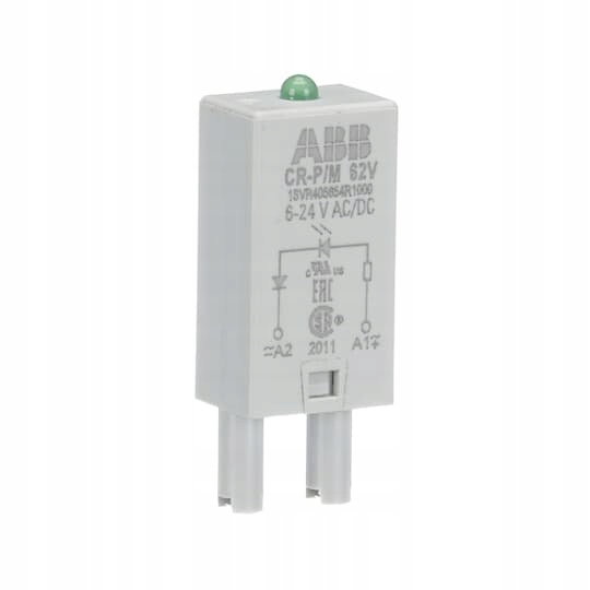 ABB ; LED zielony 6-24V AC/DC do gniazd CR-P;CR-M