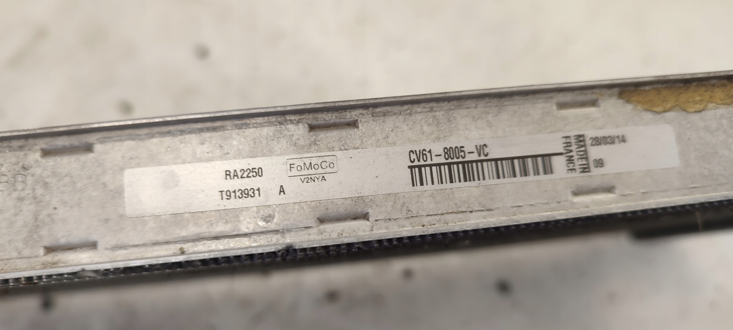 water cooler CV618005VC Ford Focus MK3 1,0 Ecoboost