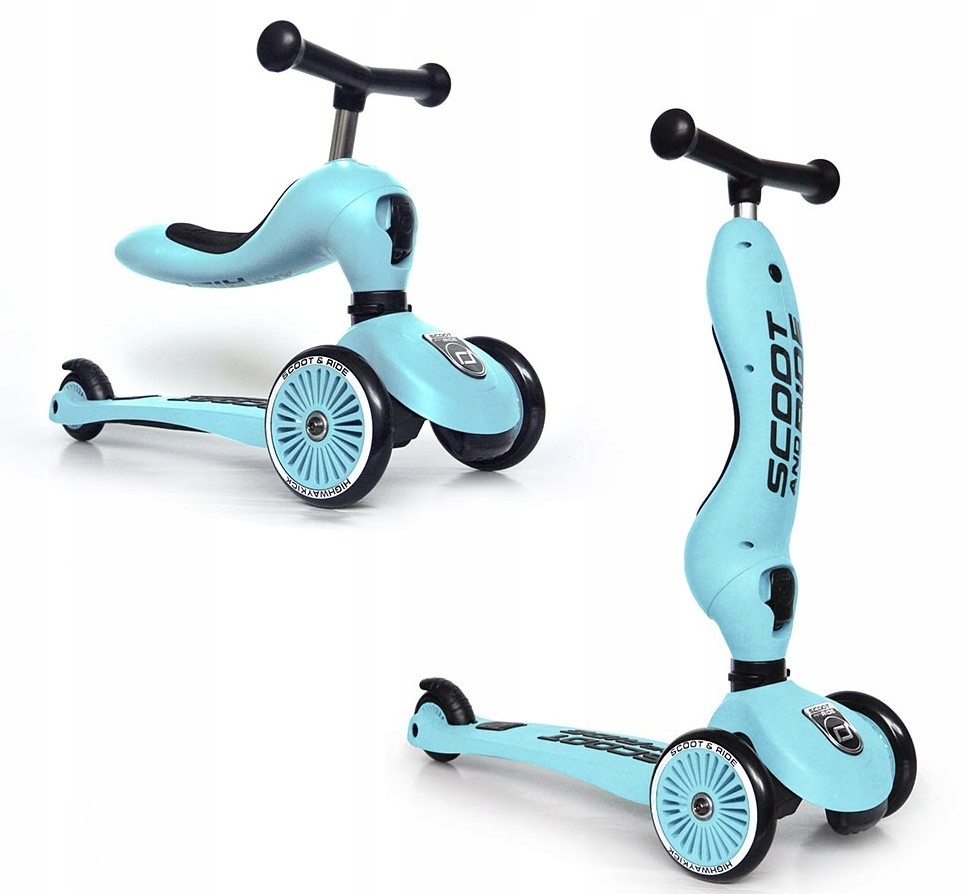 SCOOTANDRIDE 2w1 hulajnoga 1-5lat Blueberry