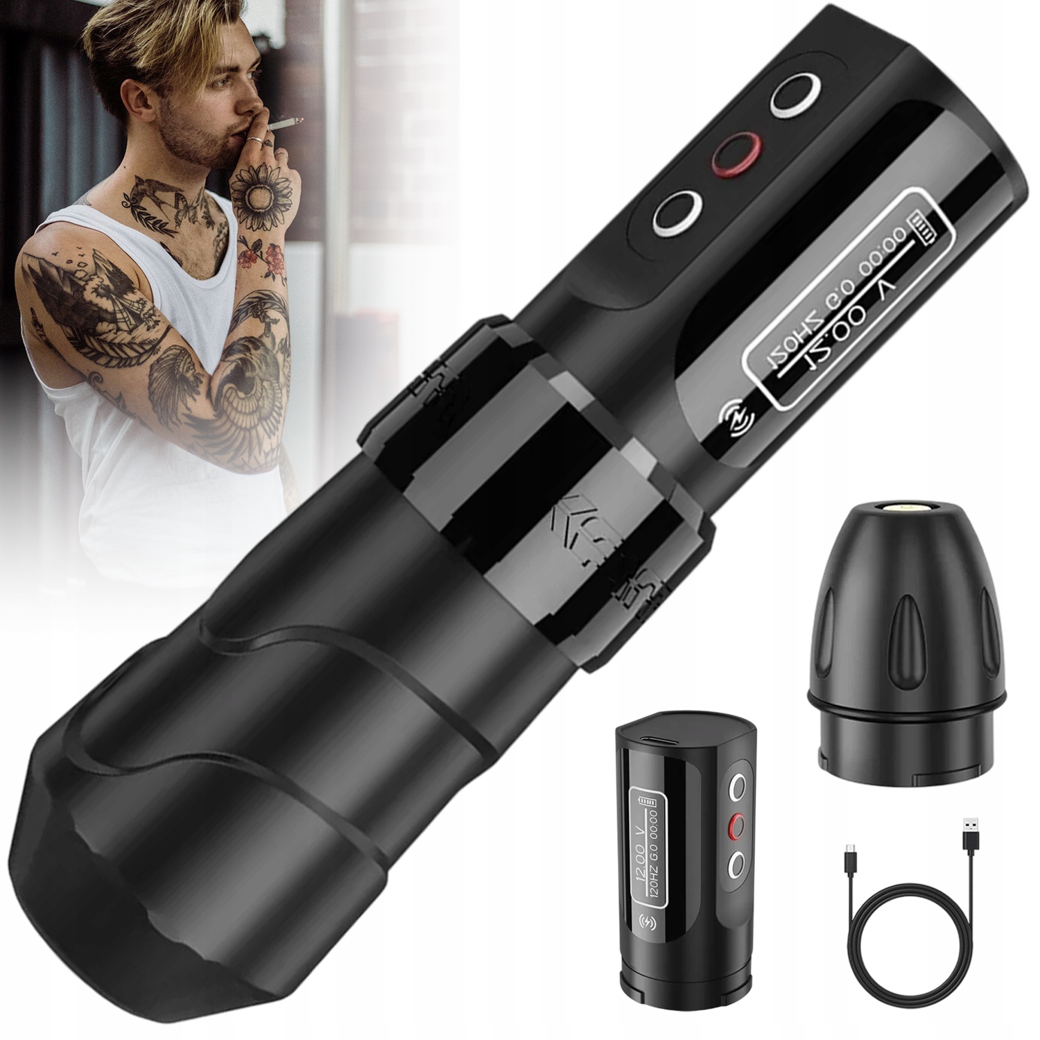 Bezdraulický Na Tetování Na Tetování S Motorovým Pere