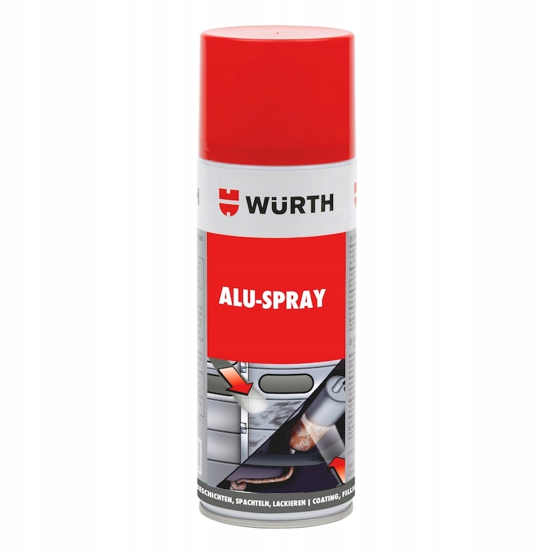 

Wurth 99,5% Aluminium w sprayu. Zgrzewy, spawy