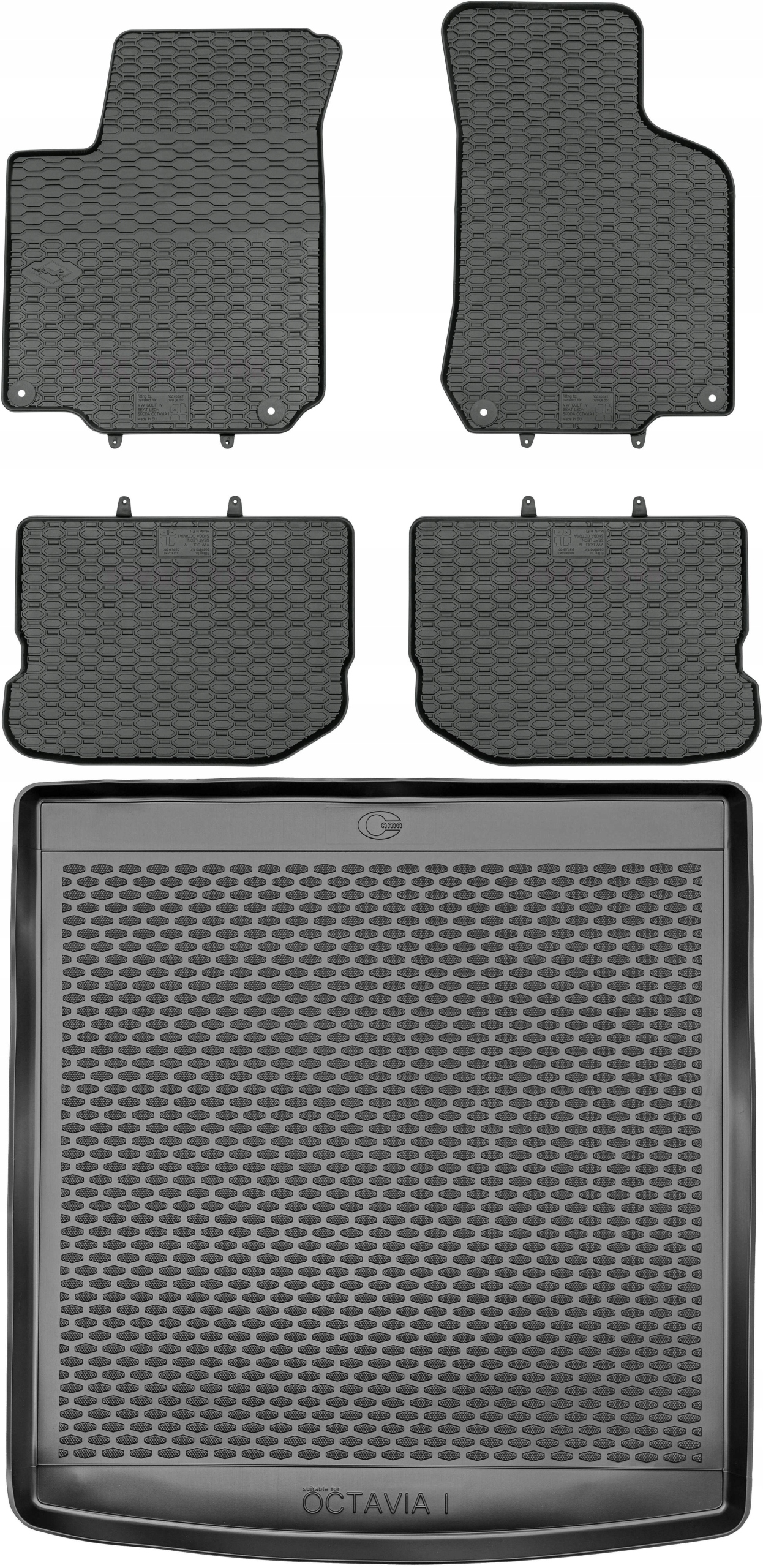 Škoda Octavia I Kombi 1997-2010 Gumové rohože rohož do batožinového priestoru