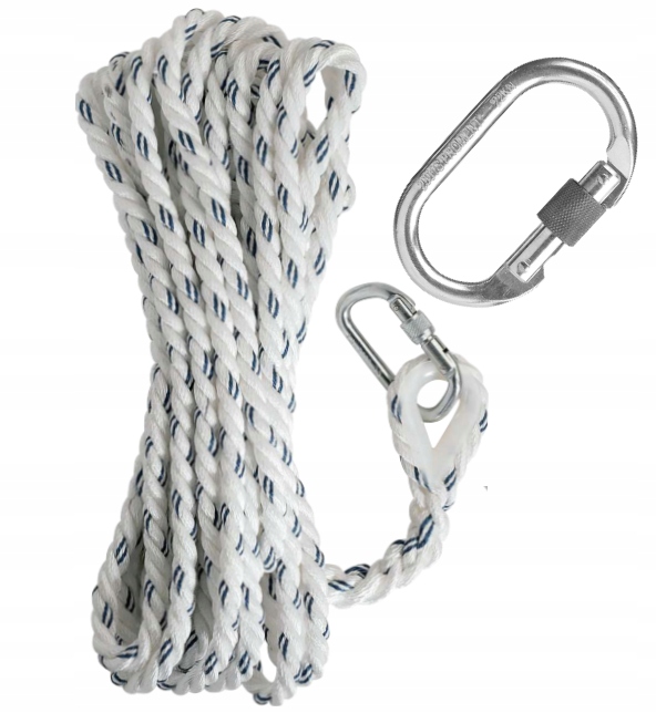 10 M Dlouhé Lezecké Lano Pro Práci Ve Výškách, Certifikované