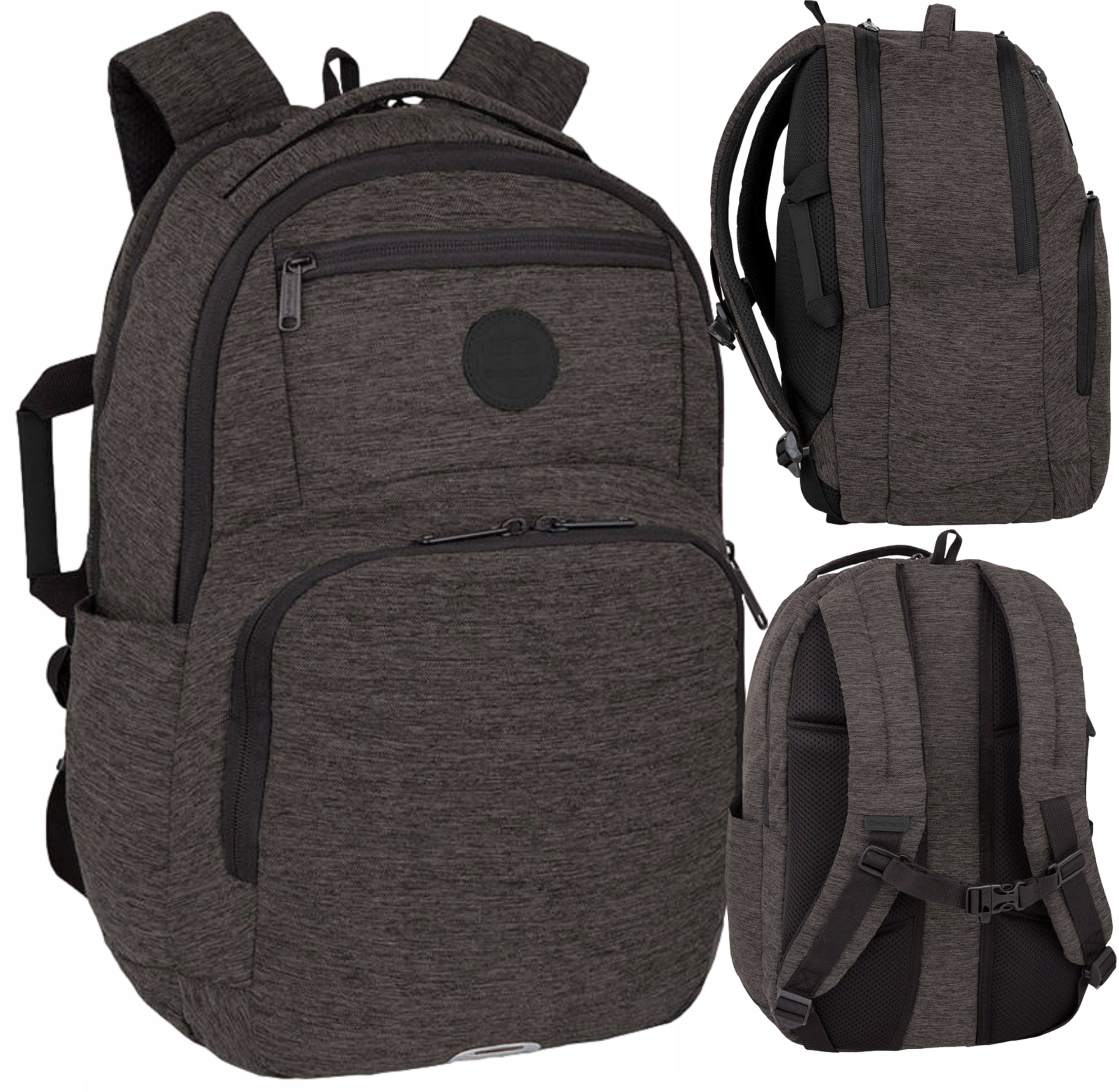 Plecak CoolPack Szkolny Młodzieżowy dla Chłopca Czarny Grif