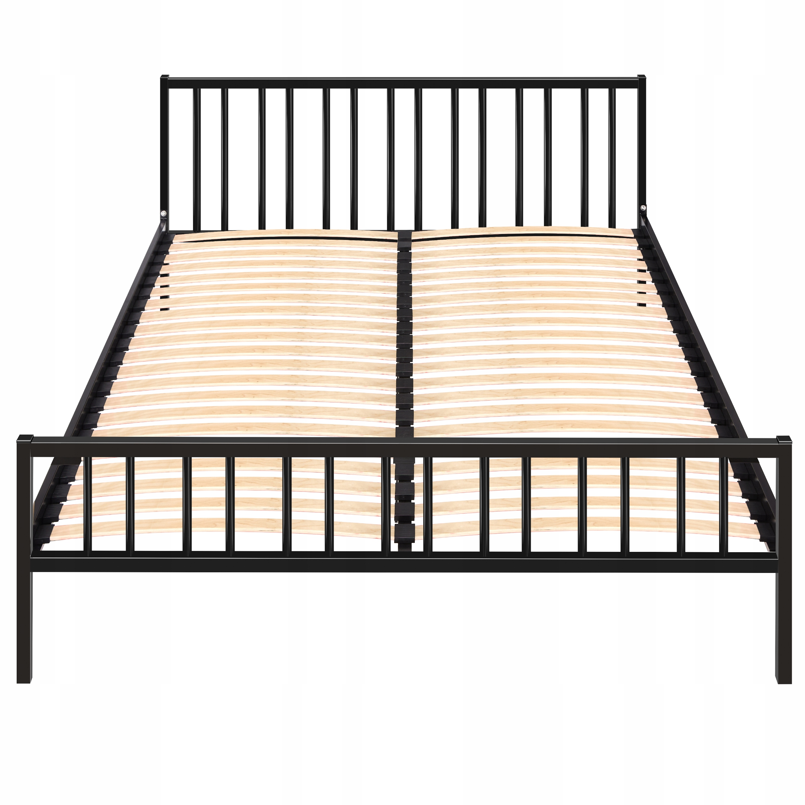 Solidne Łóżko Polskie 160x200 metalowe Bardzo Gęsty Stelaż prześwit 4cm