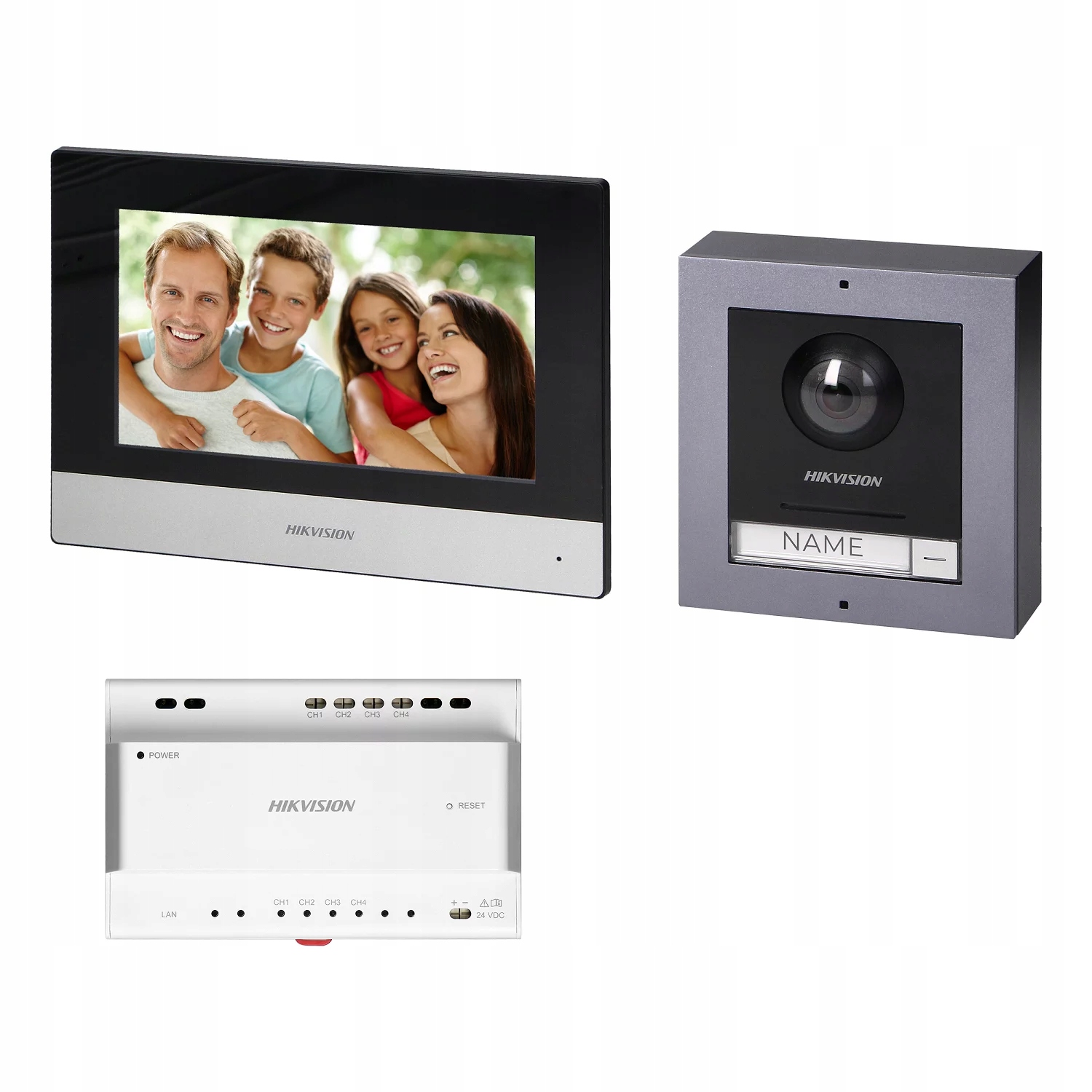 Wiedodomofon HikVision DS-KIS702Y Sada