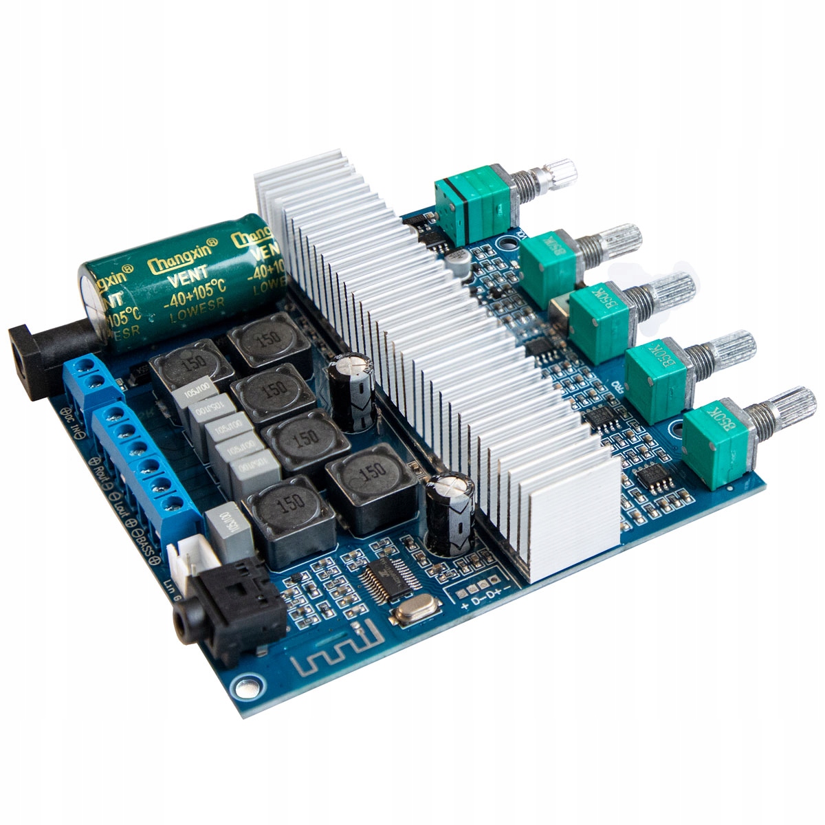 Wzmacniacz Audio Typ 2.1 2x50W + 100W TPA3116D2 Subwoofer Bluetooth Kod producenta Moduł wzmacniacz audio