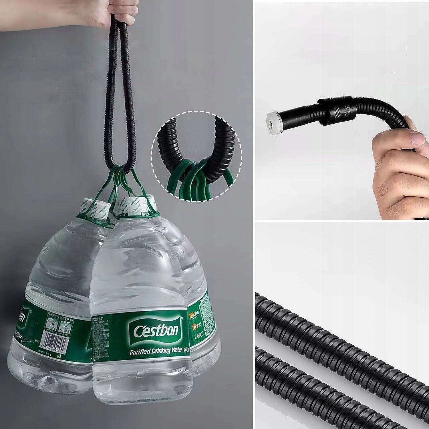 WĄŻ PRYSZNICOWY DO PRYSZNICA STANDARDOWY Kolor czarny