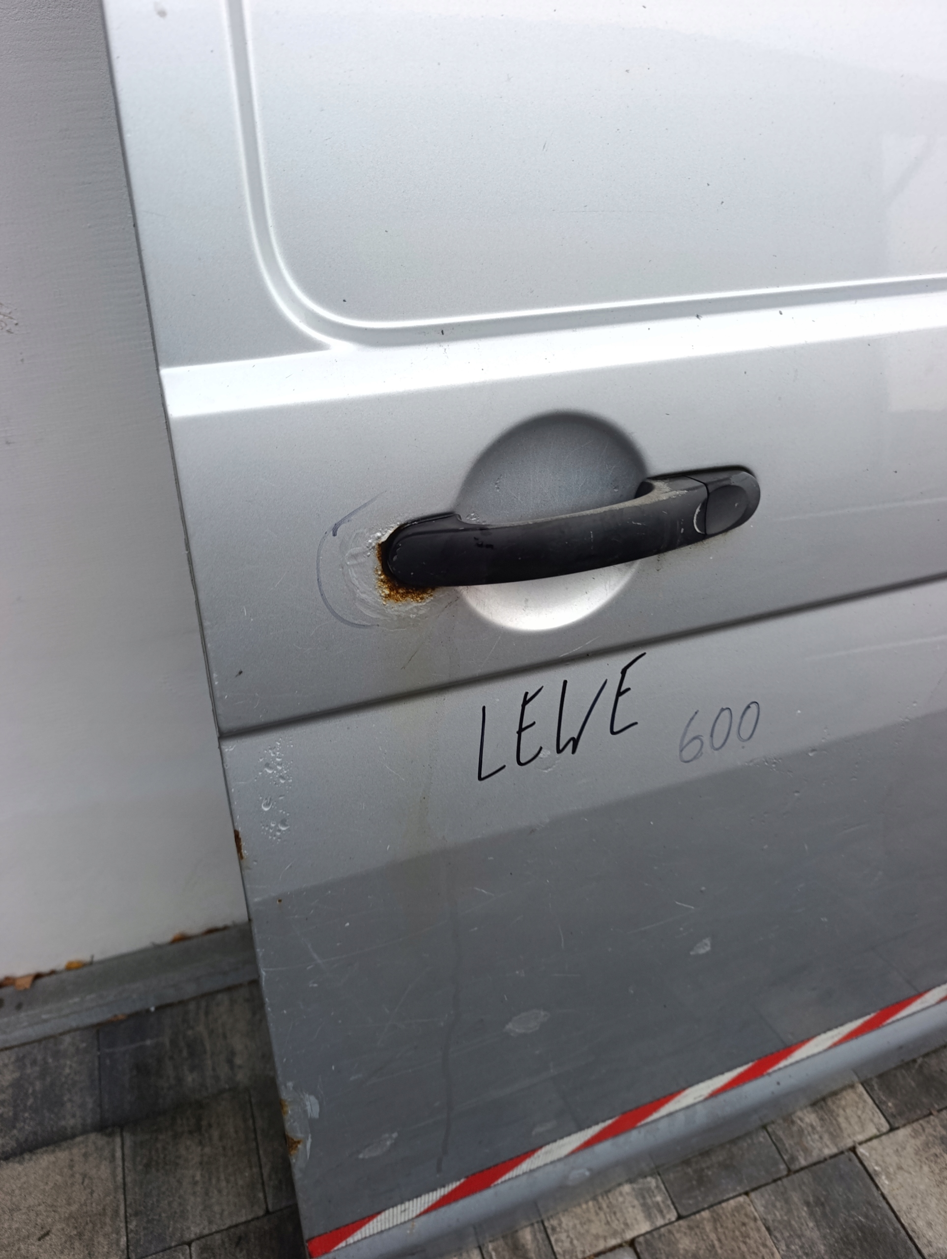 door sliding VW T5 T5 lift T6 left silver