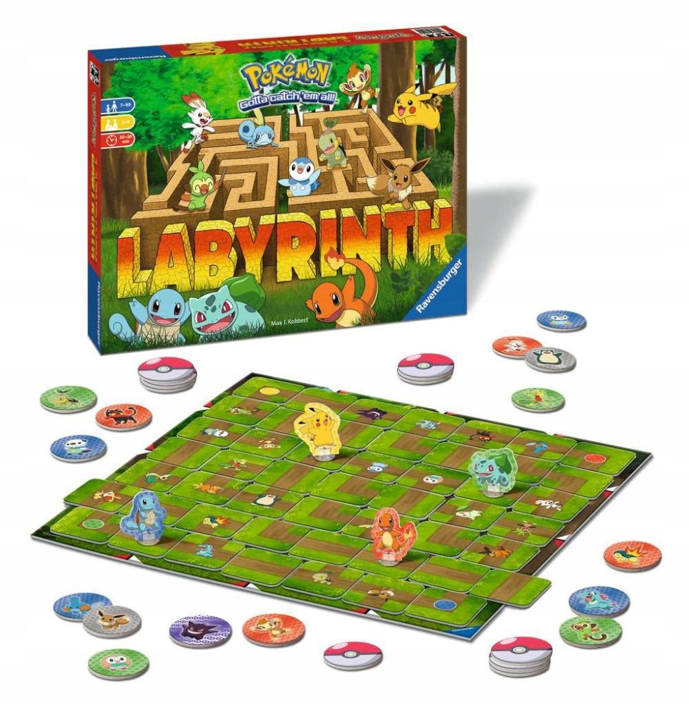 Ravensburger Gra Labirynt Pokemon Labyrinth