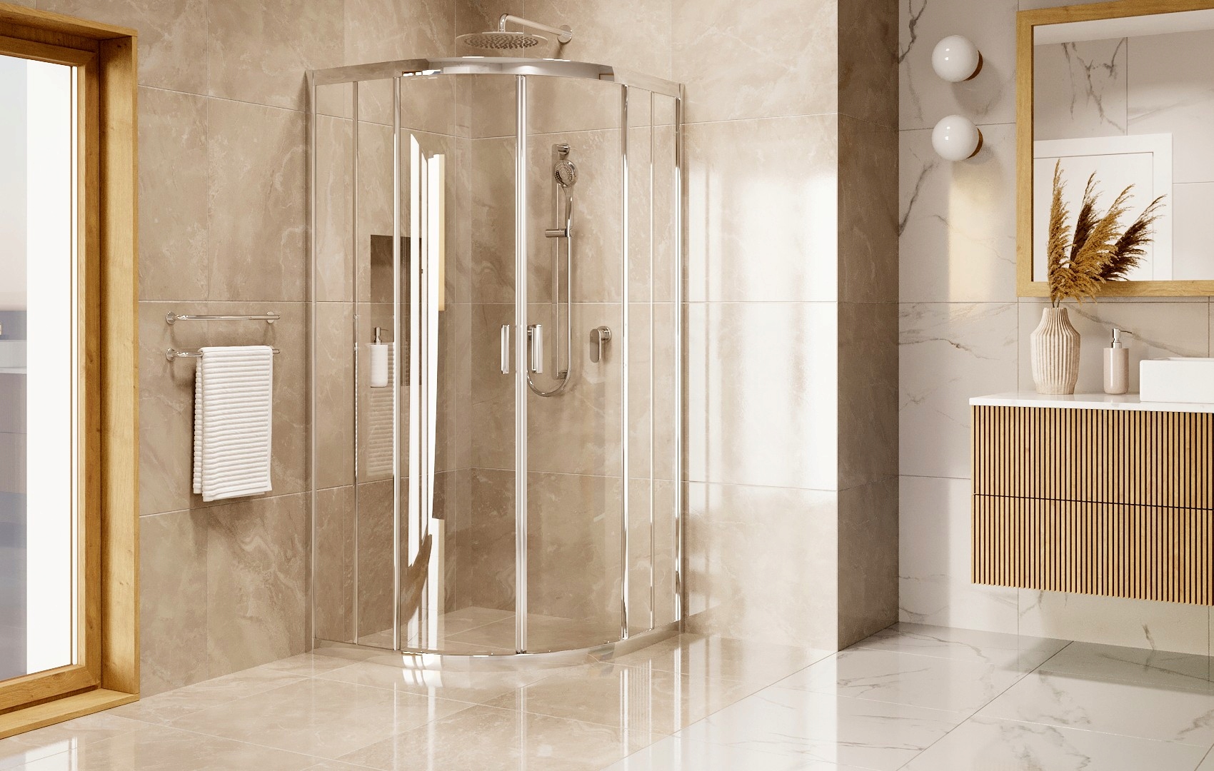 Kabina prysznicowa Flexi regulowana