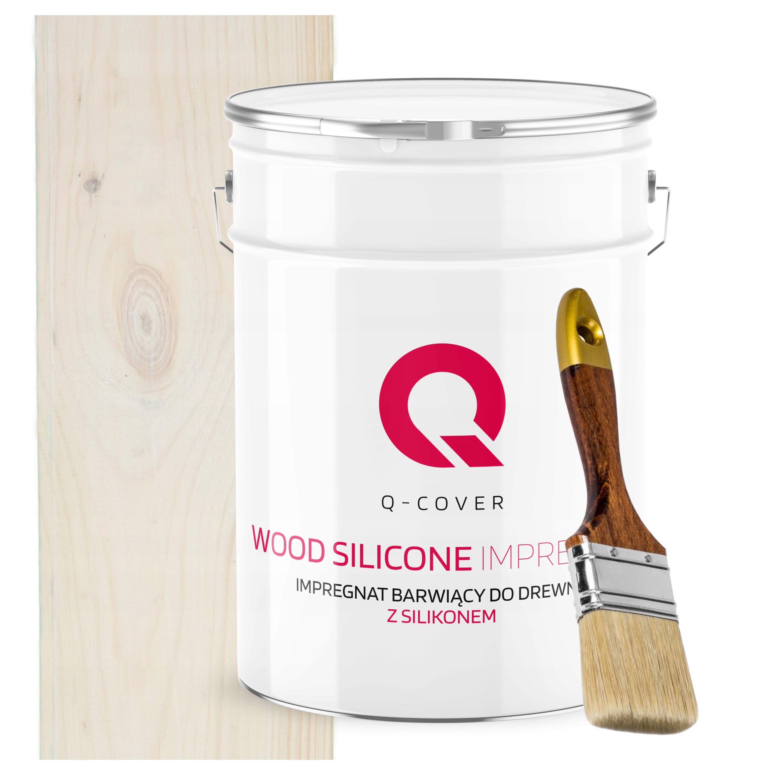 Impregnace Na Dřevo Barva Se Silikonem Chron Barva Trvalá Bílá 10 L Dárek