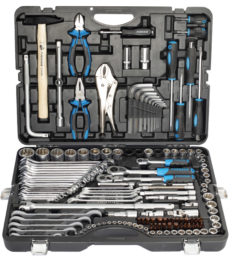 ZESTAW NARZEDZIOWY 142 EL. FORSAGE PREMIUM WALIZKA NARZĘDZIOWA Marka Forsage