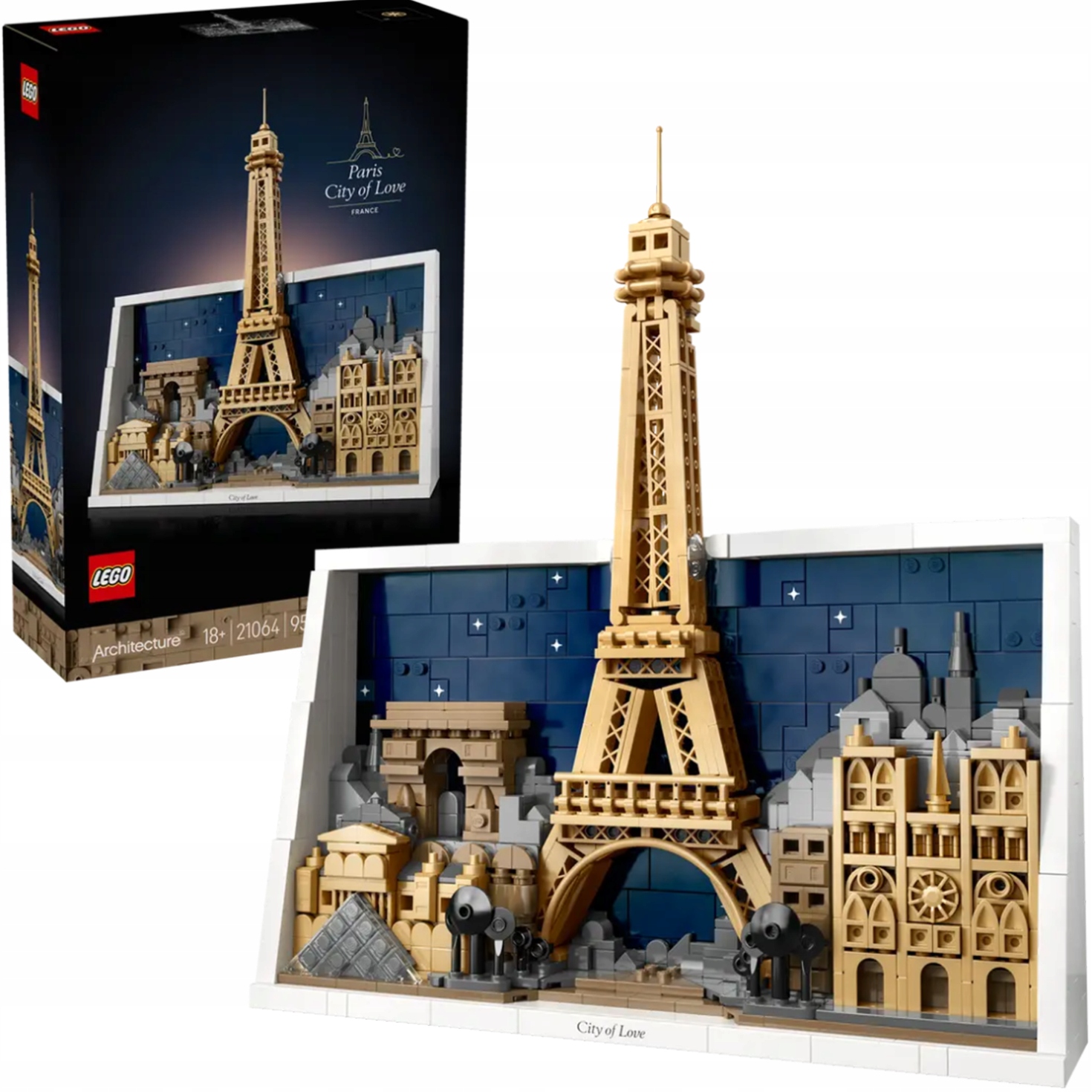 2x LEGO Architecture - Paryż - miasto miłości 21064