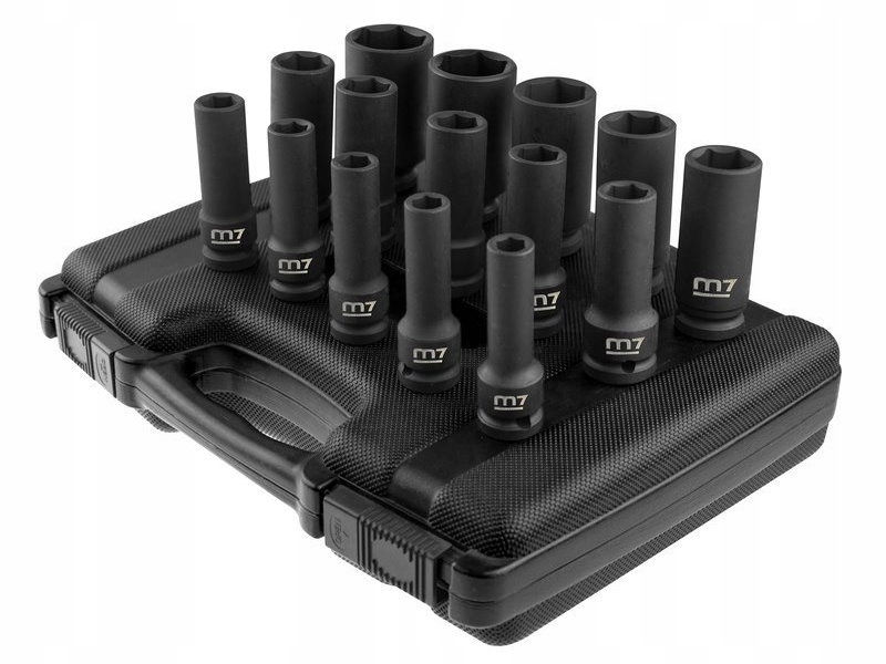 Sada 6-hranných rázových nástavcov dlhých 1/2″ M7 MB-43015M