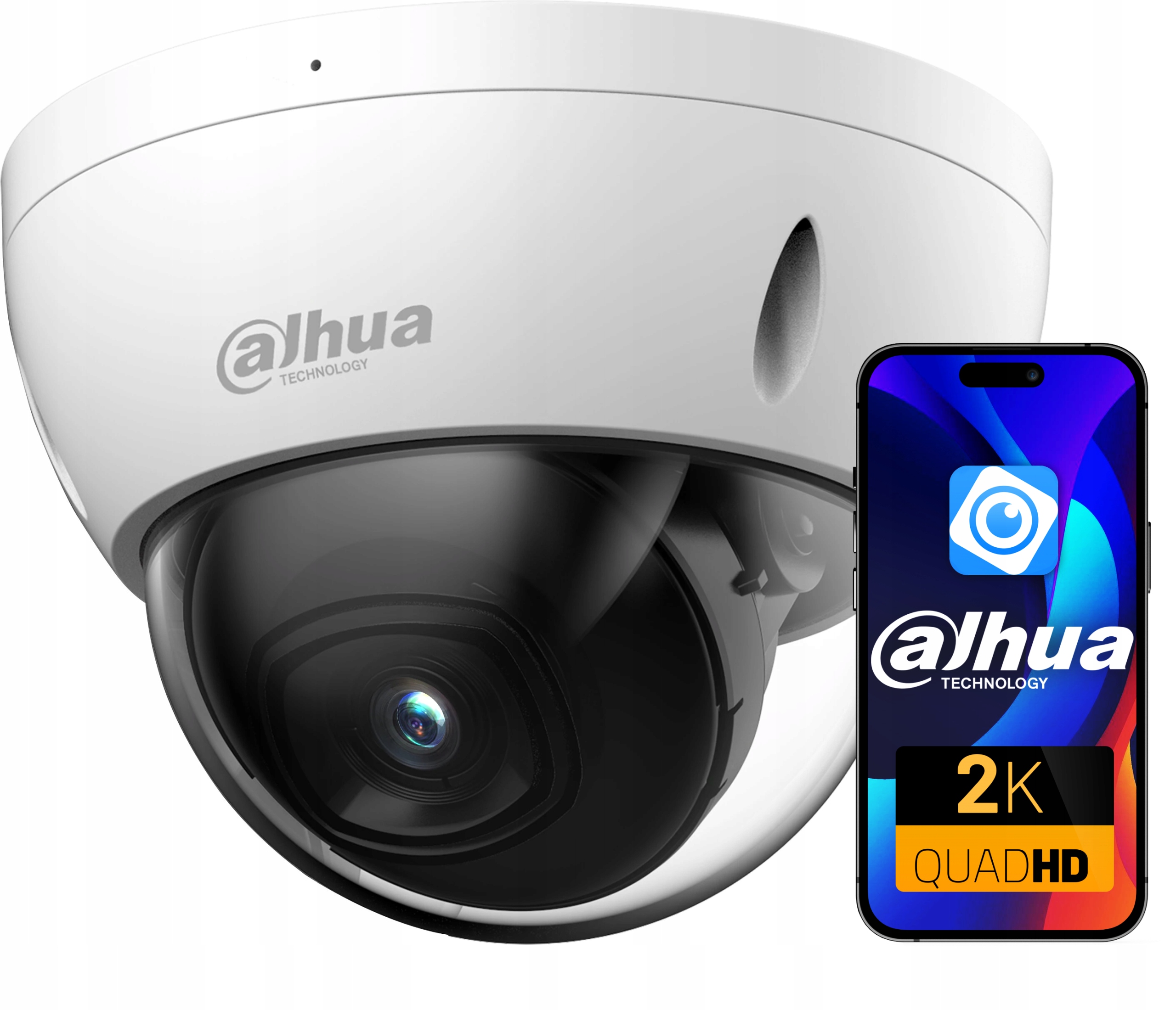 Ip kamera Dahua 4MPx IPC-HDBW2441E-S-0280B Vandalová odolná IK10 PoE