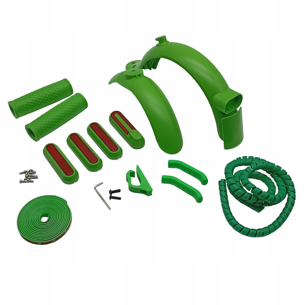 Zelená sada pro personalizaci koloběžek Xiaomi M365/PRO/PRO 2/1S/Mi 3