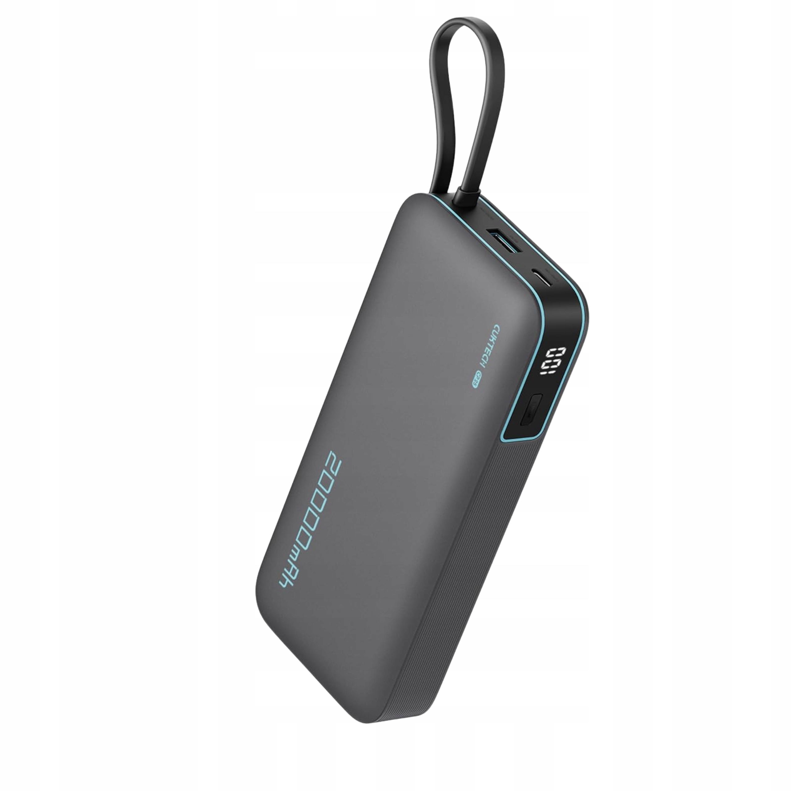 Power Bank Nabíječka Cuktech CP25 20000mAh, 55W Max, Vestavěný Usb-c kabel