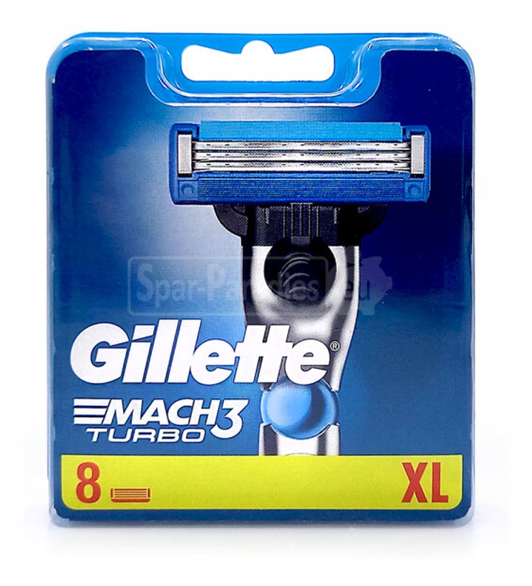 Gillette Mach 3 Turbo Čepele Nůžky Náplně do strojku 8ks
