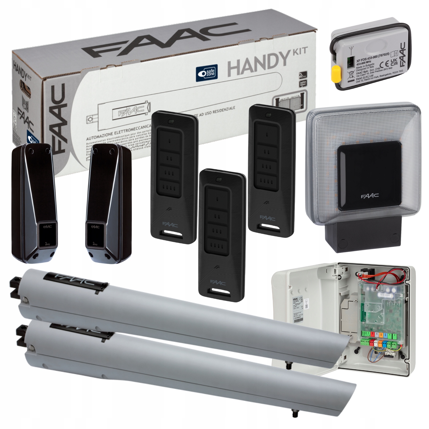 Faac Handy Lampa Xled Pilot XT4FDS 3ks Pohon pre dvojkrídlovú bránu