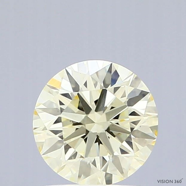 Diament laboratoryjny kolorowy 1.0ct ROUND Light Yellow VS1 (IGI)