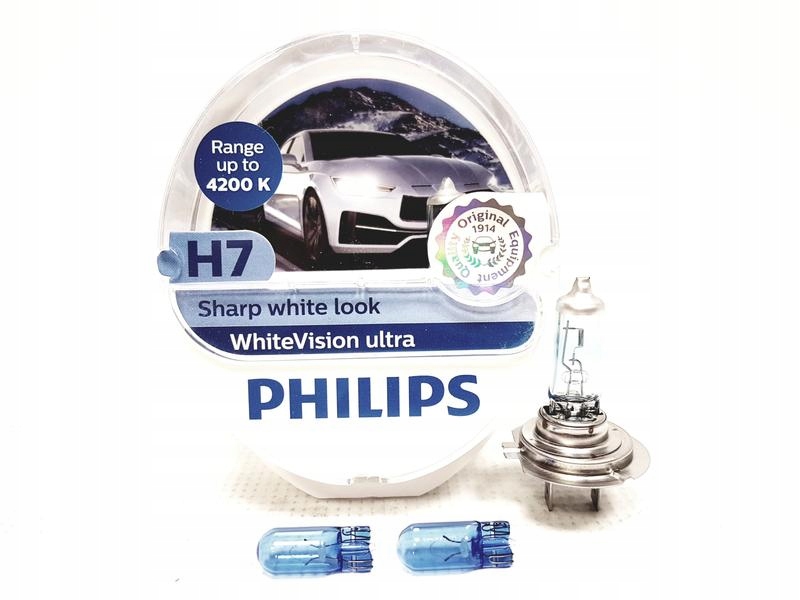 

Philips White Vision Ultra +60% H7 Duo 2X W5W