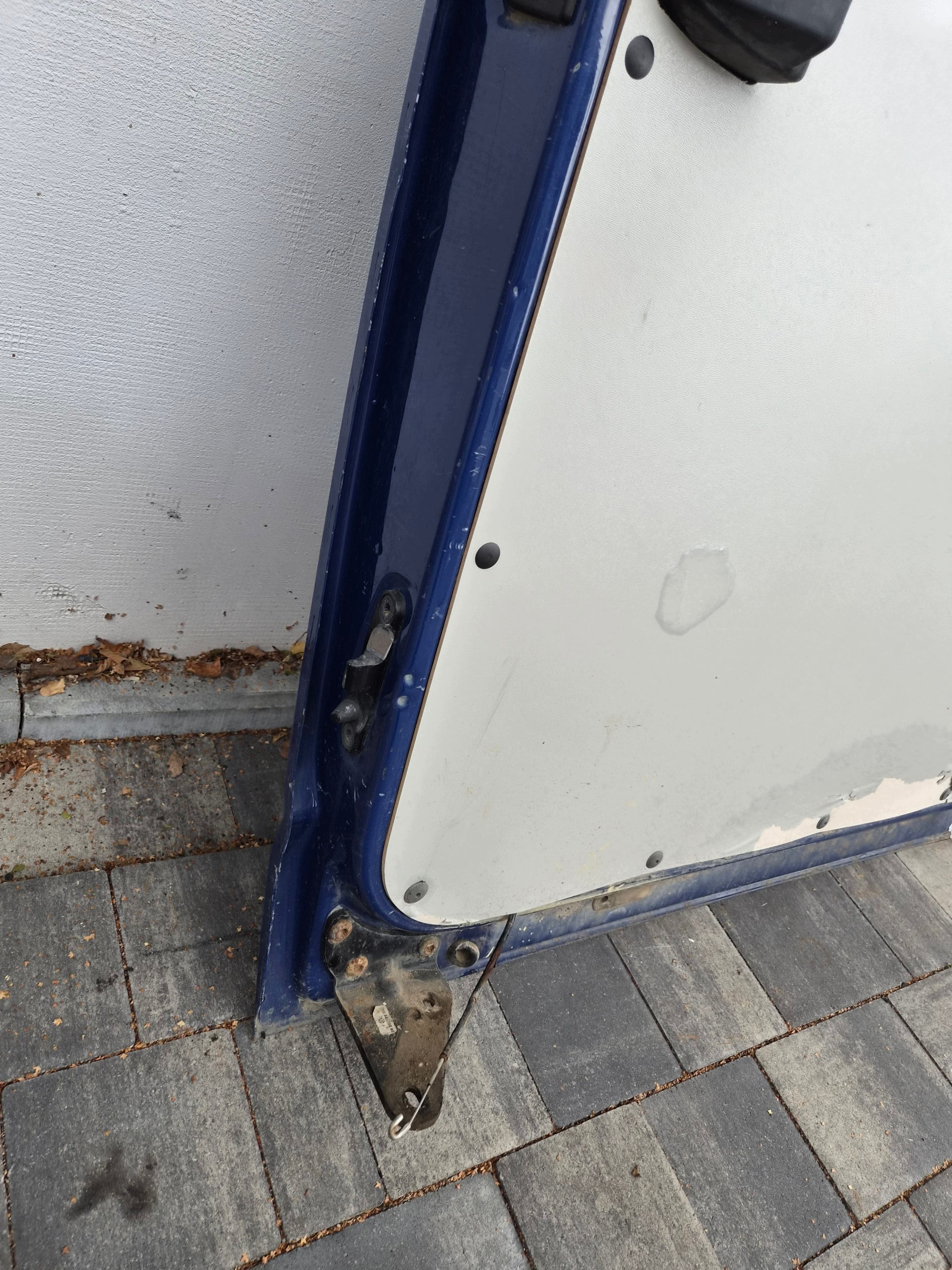 door sliding VW T5 T5 lift side right blue/ granatowe