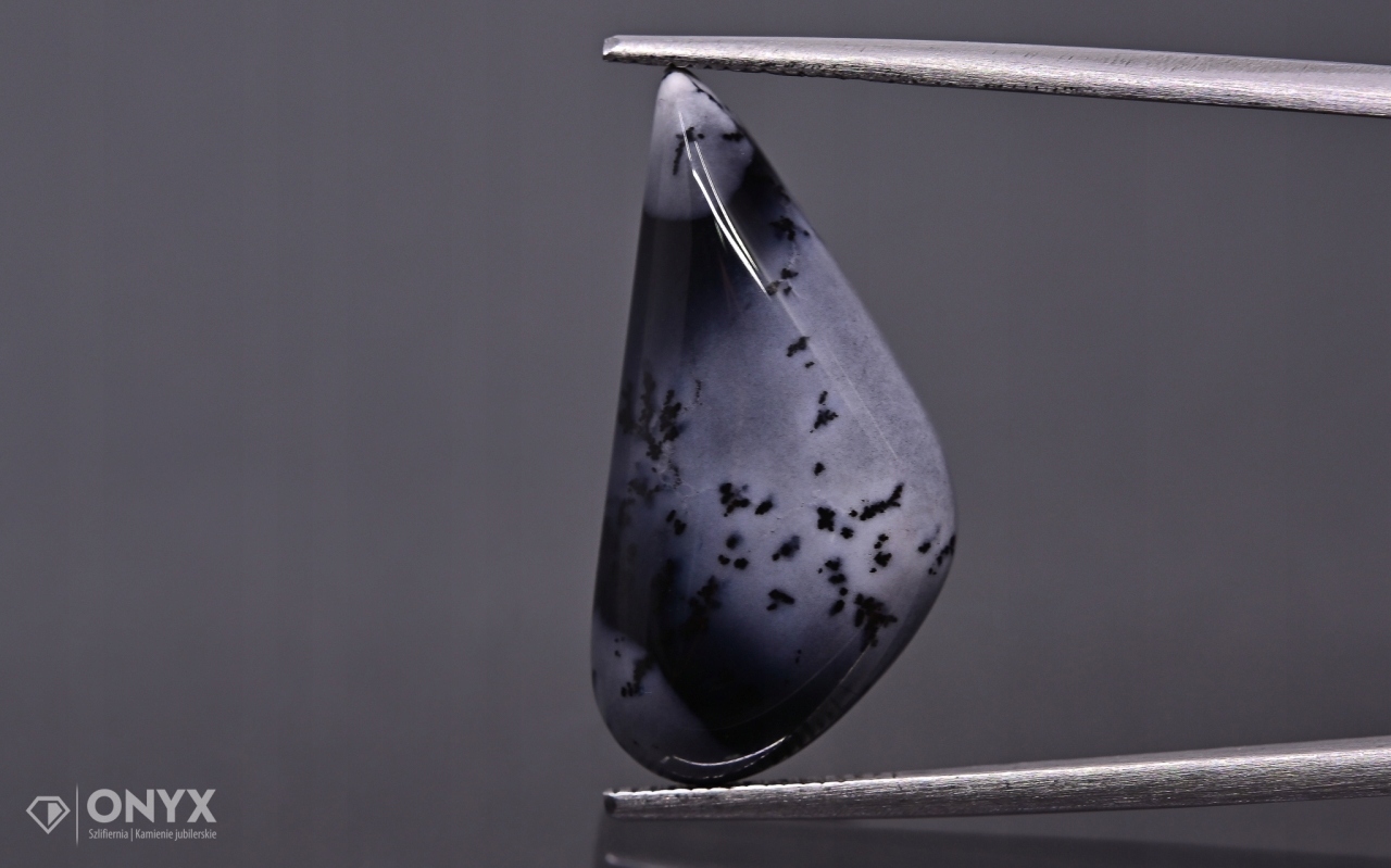 Dendritový achát z Turecka kabošon nepravidelný 23,