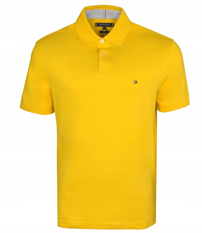 Tommy Hilfiger pánské polo žluté, XXL