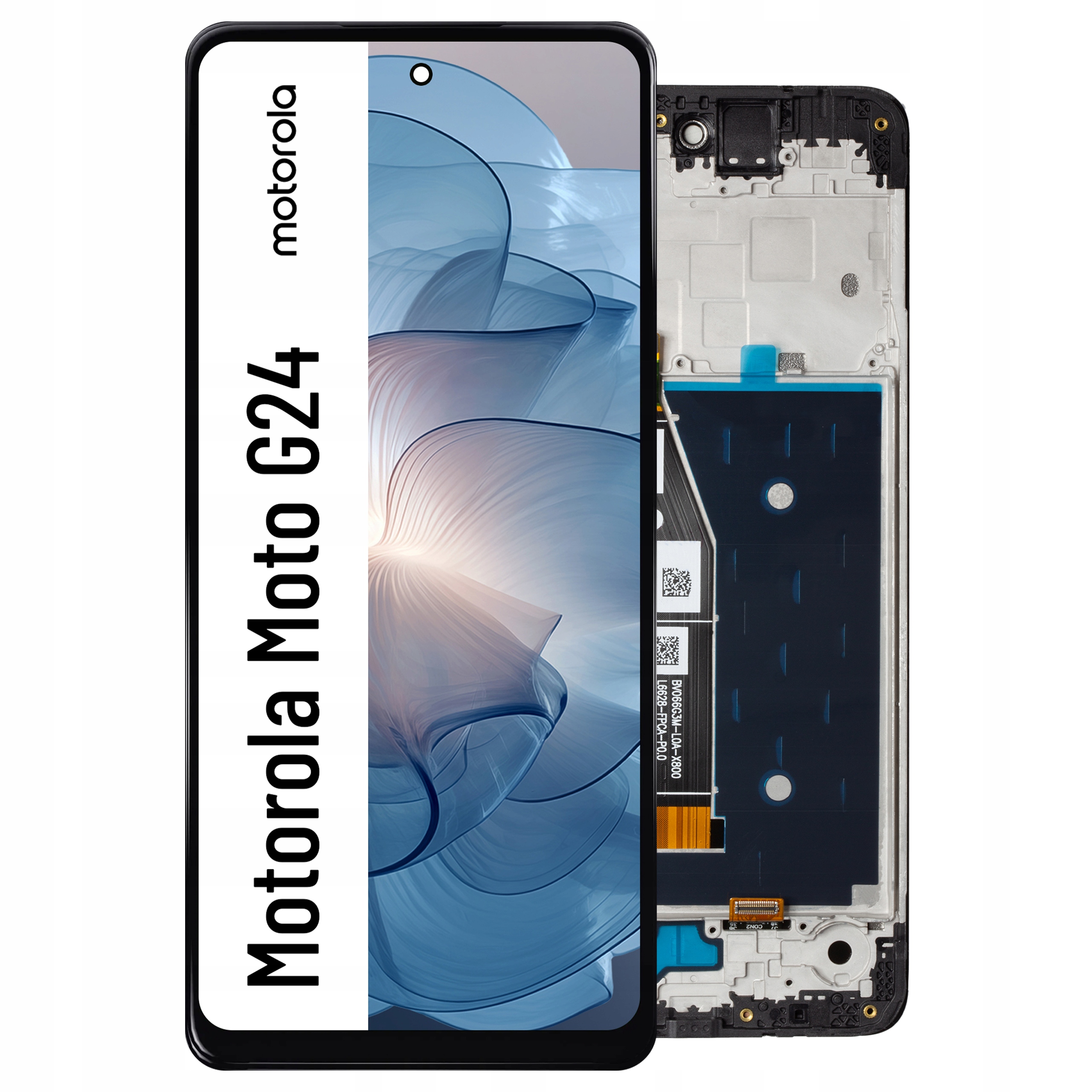 XT2423-3 LCD pro Motorola G24 Displej Rámeček Matrix