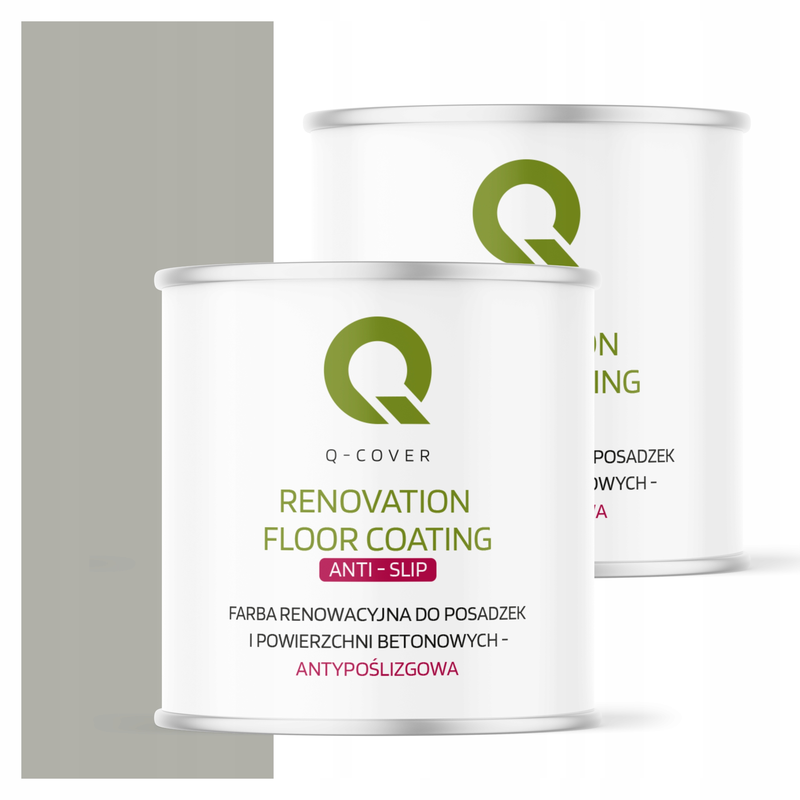 Protišmyková renovačná farba na betón 2,5L šedá achátová Ral 7038 Mat