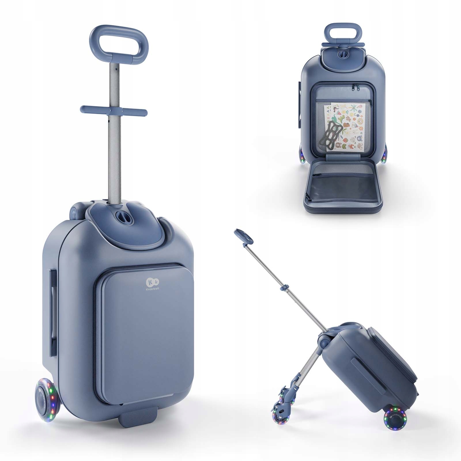 Kinderkraft Luggage Cabby Blue