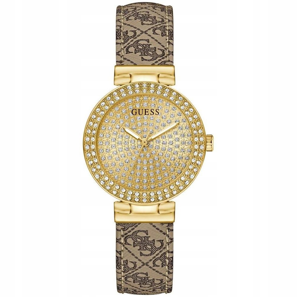 Dámské hodinky Guess GW0943L2 se Zirkony hnědé