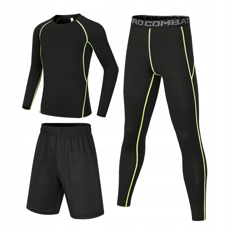 Dziecięca bielizna termoaktywna Odzież termiczna piłkarska chłopcy 3szt