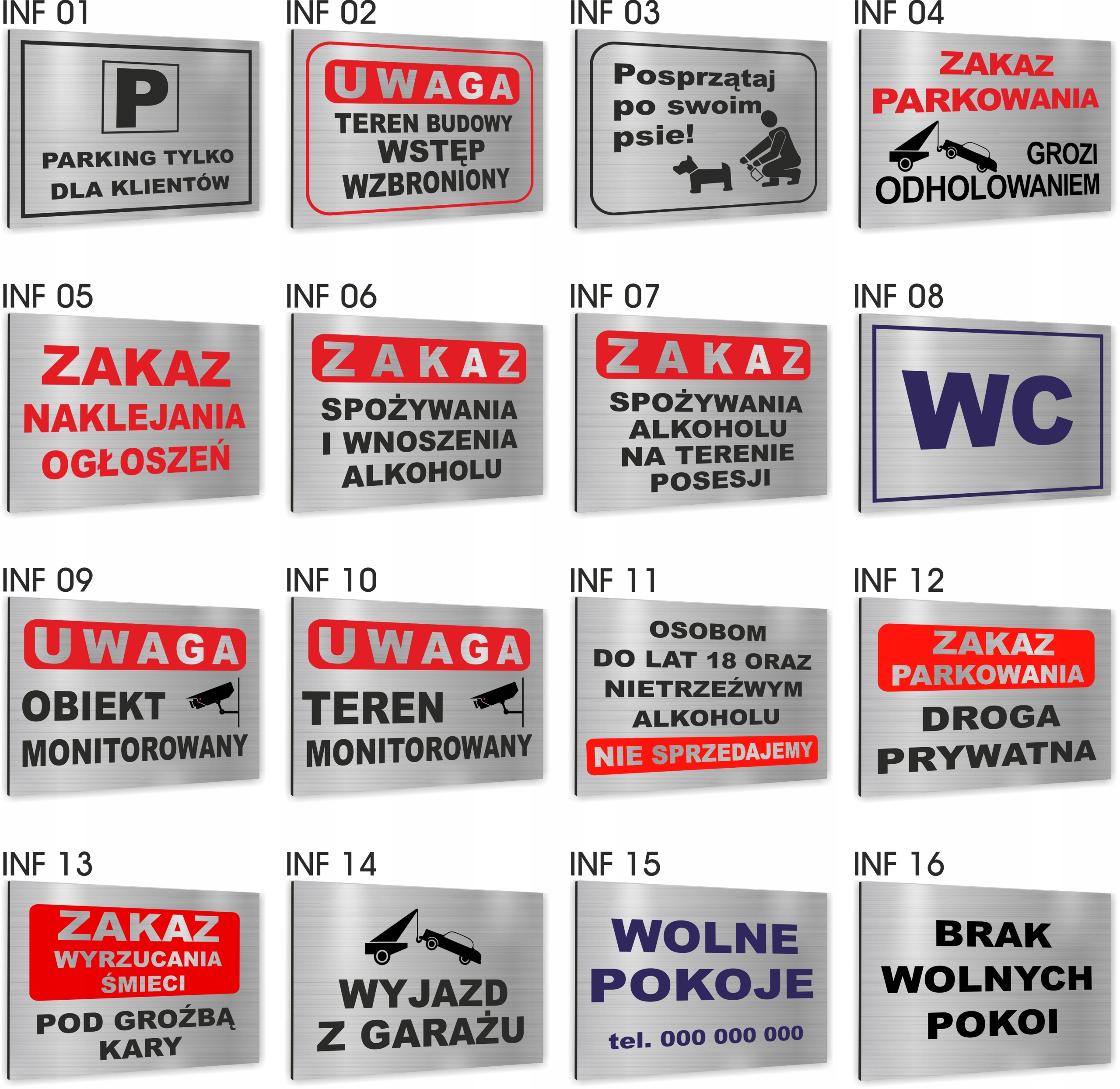 Tabliczka Znak BHP UWAGA TEREN BUDOWY ZAKAZ WSTĘPU Kod producenta Tabliczka Ostrzegawcza BHP dibond