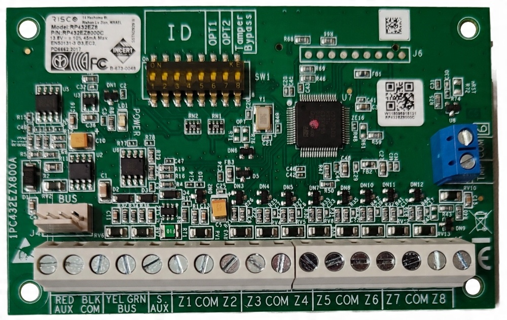 

RP432EZ8 Ekspander 8 Wejść Lightsys Prosys Risco