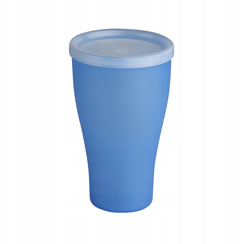 

Kubek Plastikowy Z Pokrywką Do Napoi Picia 500ML